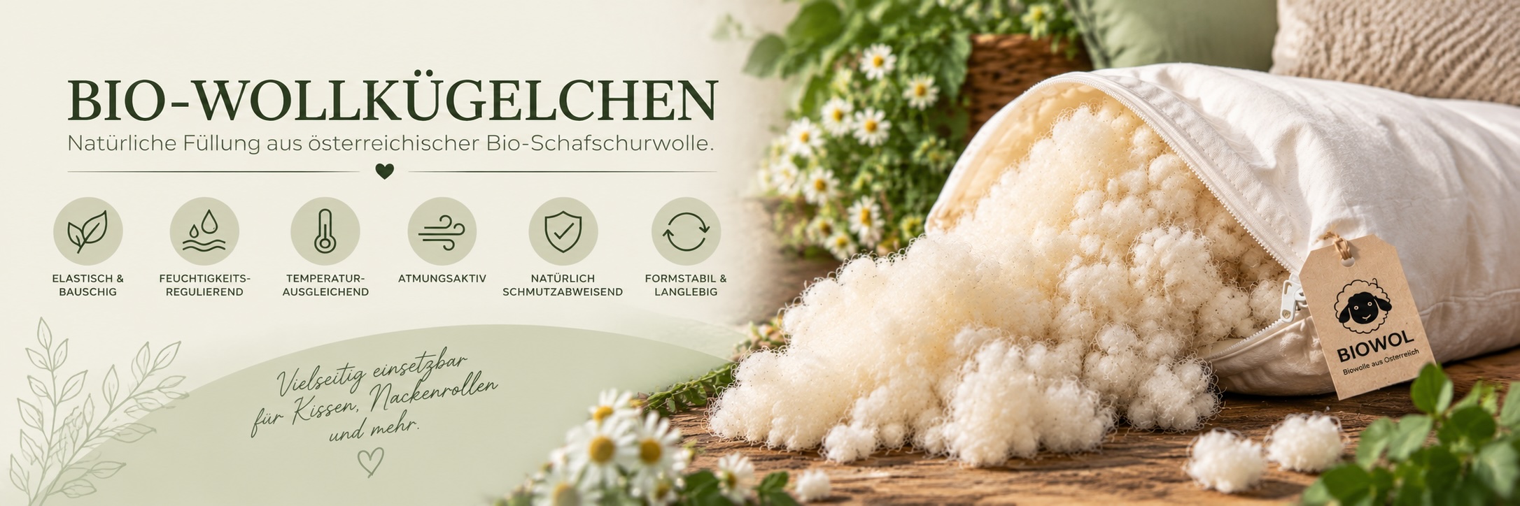 Organic Wool Pellets