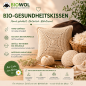 Preview: Kleine Trösterchen, Bio-Kissen, handgefertigt aus Bio-Baumwolle, gefüllt mit Bio-Heilwolle
