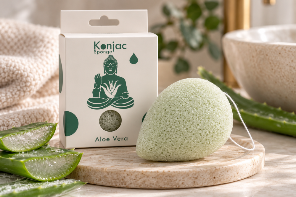 Konjac Sponge – gentle, natural cleansing