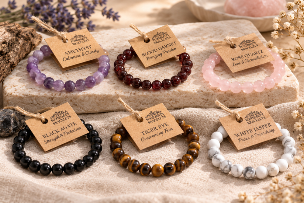 Power Bracelets – Natural Gemstones for Balance, Energy, and Well-Being